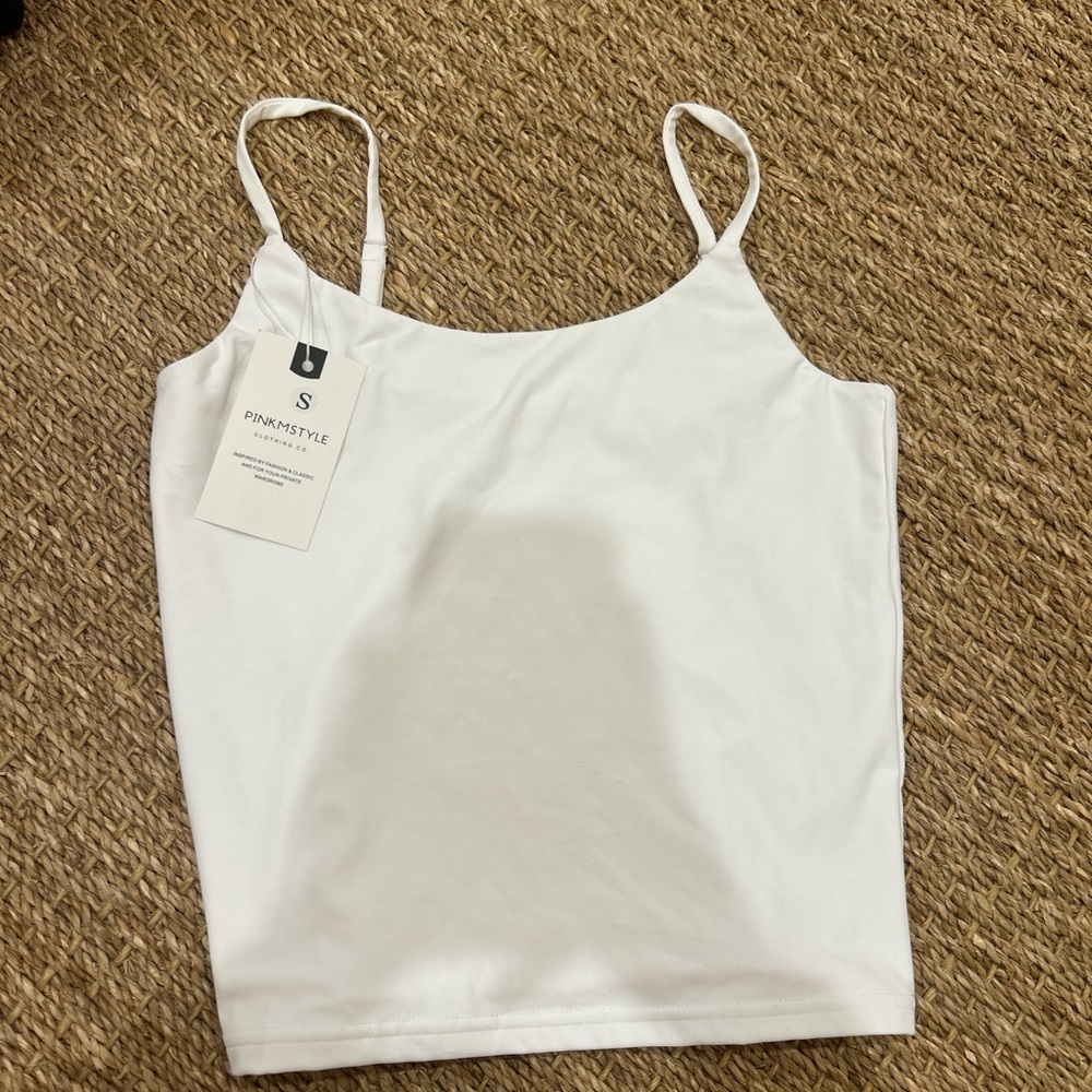 Women's White Camisole Top